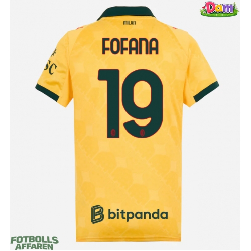AC Milan Youssouf Fofana #19 Tredje Tröja Kvinnor 2025-26 Kortärmad